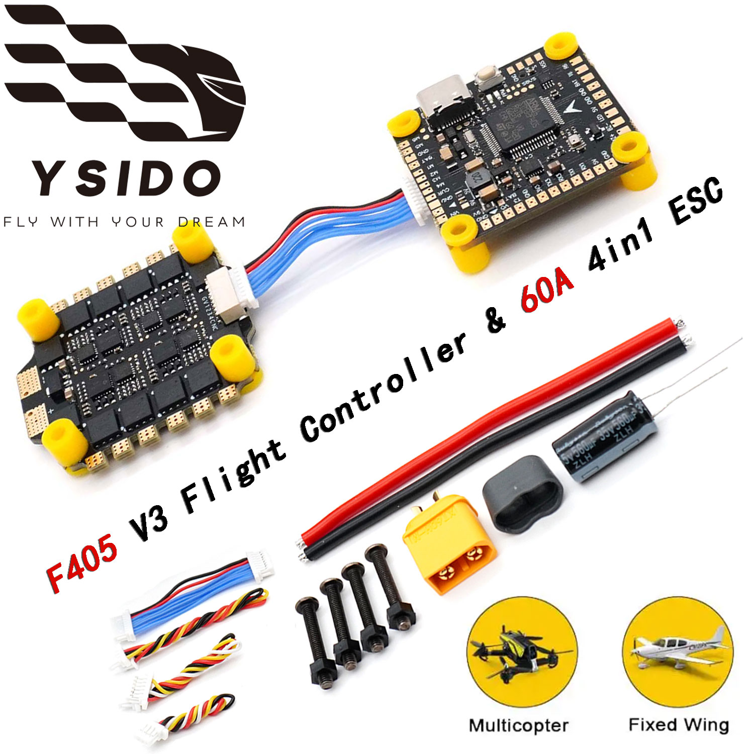 YSIDO F4 F405 V3 Flight Contro - Mateksys Flight Controller F405 Wte recensione e prezzo