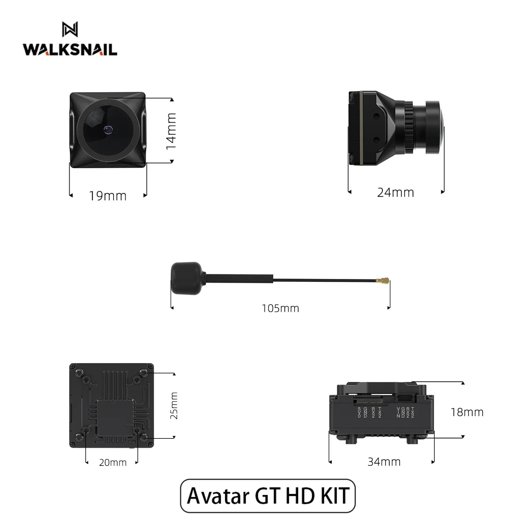 Walksnail Avatar GT HD KIT 2W  - Walksnail Avatar Hd Pro Kit recensione e prezzo