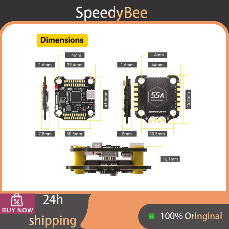 SpeedyBee F405 V4 BLS 55A 30x3 - Speedybee F405 V4 Bls 55A Stack recensione e prezzo