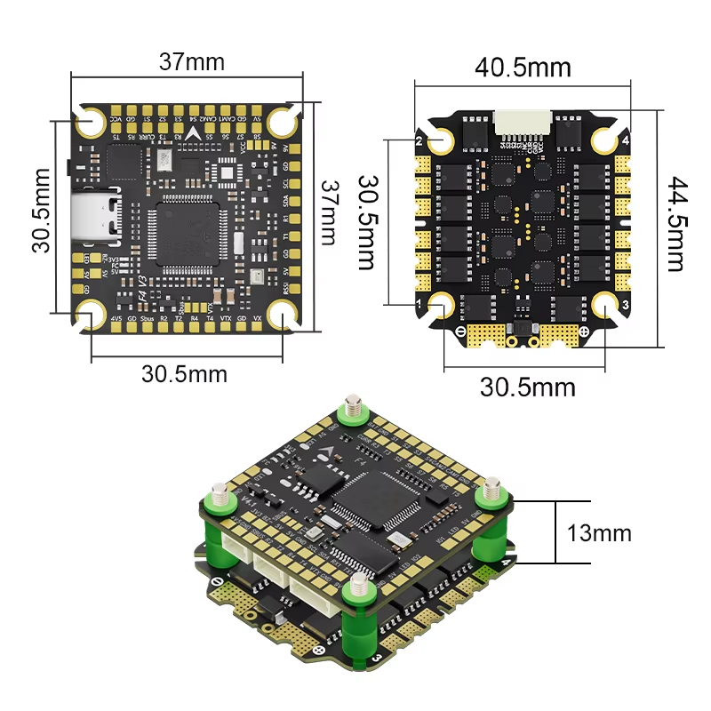 Aocoda-RC F465S V4 Stack F405  - Speedybee F405 V4 Bls 55A Stack recensione e prezzo
